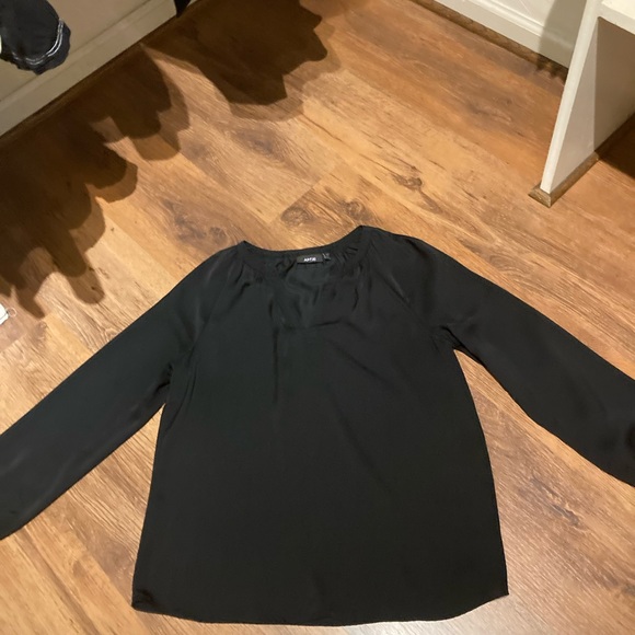 Apt 9 long sleeve black blouse size medium - Picture 2 of 11